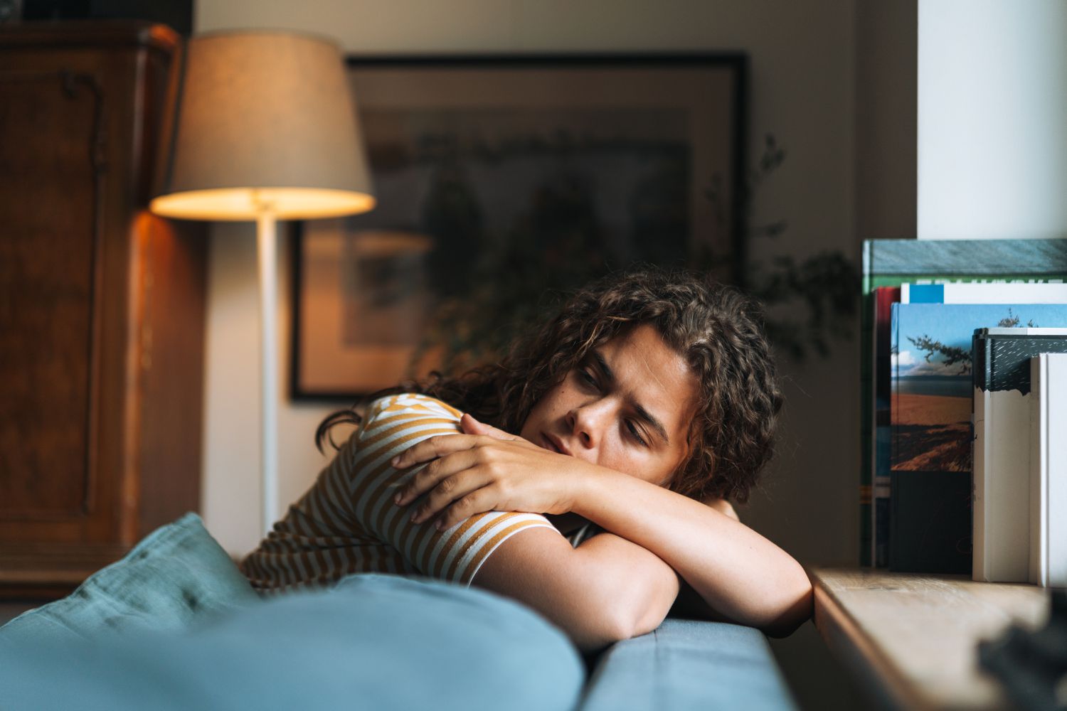 unhappy woman