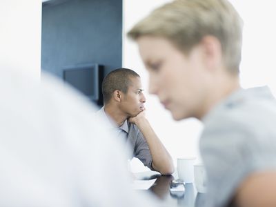 Business people working in conference room