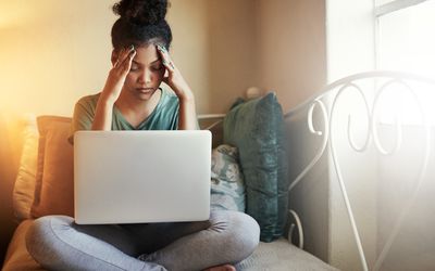 Stressed student